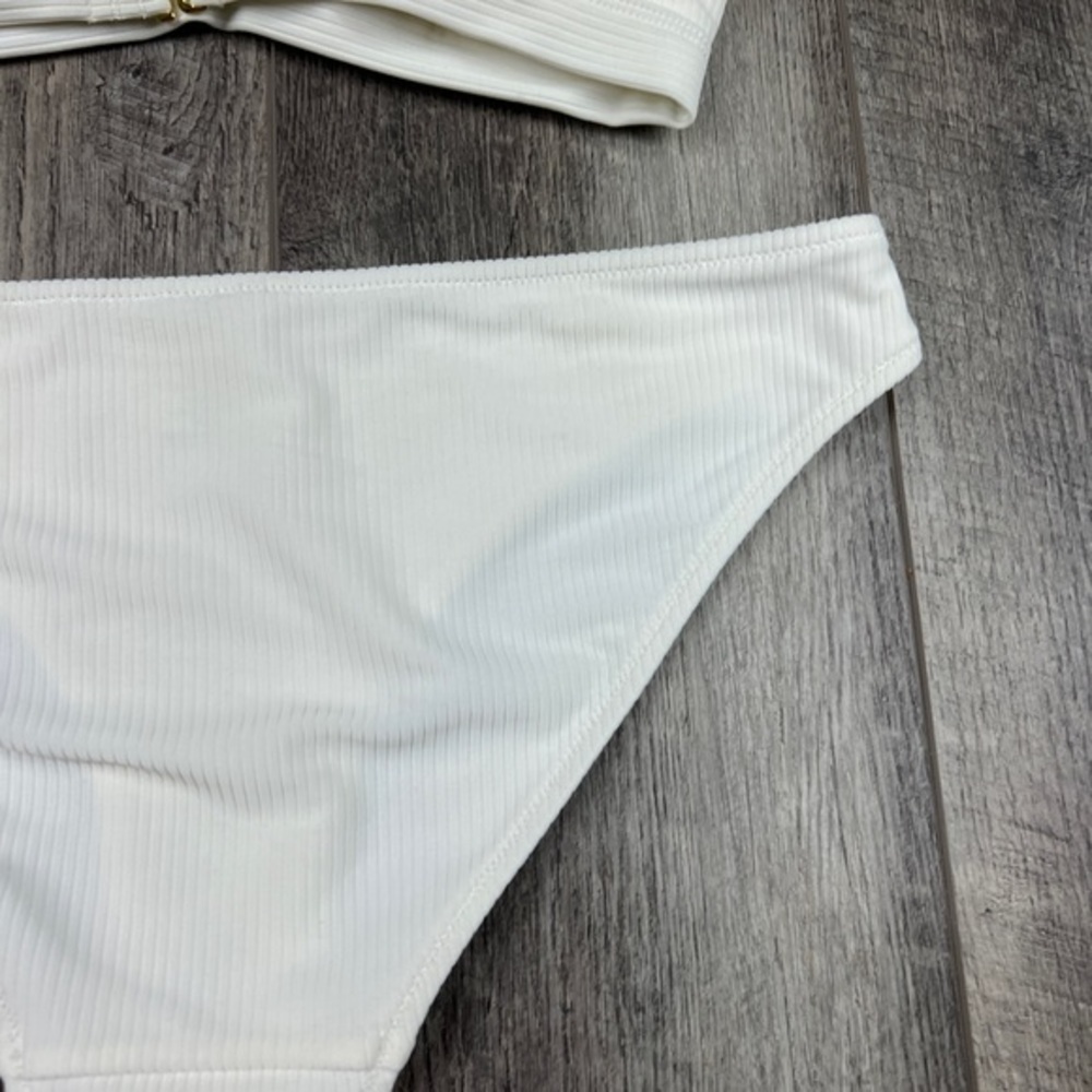 Lively‎ Cream Ribbed Bikini Set - Picture 7 of 12